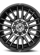 XF Off-Road XF-234 Wheel 20x12 8x170|8x165.1 -44mm Gloss Black Brushed                                     - XF-234201281701651-44GBBRDDT - Image 2