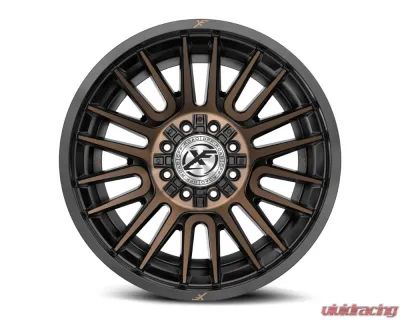 XF Off-Road XF-234 Wheel 20x10 8x165.1|8x170 -24mm Satin Black w/ Bronze - XF-234201081651170-24SBMZDT