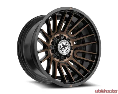 XF Off-Road XF-234 Wheel 20x10 8x165.1|8x170 -24mm Satin Black w/ Bronze - XF-234201081651170-24SBMZDT