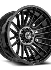 XF Off-Road XF-234 Wheel 18x9 5x127|5x139.7 0mm Gloss Black Brushed                                     - XF-2341890430GBUDT - Image 2