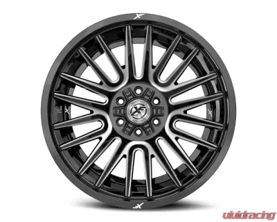 XF Off-Road XF-234 Wheel 22x10 5x127|5x139.7 -24mm Gloss Black Milled - XF-234221051271397-24GBML