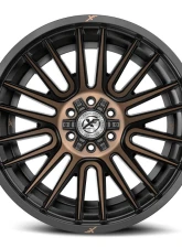 XF Off-Road XF-234 Wheel 20x10 Blank -24mm Satin Black w/ Bronze                                     - XF-23420105/6XBLANK-24SBMBRDDT - Image 2