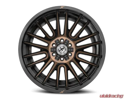 XF Off-Road XF-234 Wheel 20x10 Blank -24mm Satin Black w/ Bronze - XF-23420105/6XBLANK-24SBMBRDDT