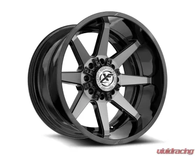 XF Off-Road XF-236 Wheel 22x12 8x170|8x165.1 -44mm Gloss Black Brushed - XF-236221281701651-44GBBRDDT
