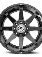 XF Off-Road XF-236 Wheel 20x12 8x170|8x165.1 -44mm Gloss Black Milled                                     - XF-236201281701651-44GBML - Image 2