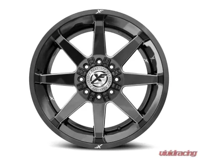 XF Off-Road XF-236 Wheel 20x12 8x170|8x165.1 -44mm Gloss Black Milled - XF-236201281701651-44GBML