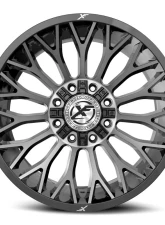 XF Off-Road XF-237 Wheel 26x12 8x165.1|8x170 -44mm Gloss Black Brushed                                     - XF-237261281651170-44GBUDT - Image 2