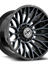 XF Off-Road XF-237 Wheel 26x12 8x165.1|8x170 -44mm Gloss Black Machined w/ Titanium                                     - XF-237261281651170-44BMTDT - Image 2
