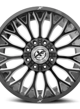 XF Off-Road XF-237 Wheel 26x12 8x165.1|8x170 -44mm Gloss Black Milled                                     - XF-237261281651170-44GBM - Image 2