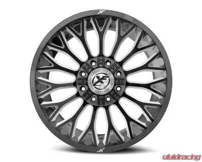 XF Off-Road XF-237 Wheel 26x12 8x165.1|8x170 -44mm Gloss Black Milled - XF-237261281651170-44GBM