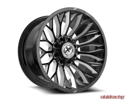 XF Off-Road XF-237 Wheel 26x12 8x165.1|8x170 -44mm Gloss Black Milled - XF-237261281651170-44GBM