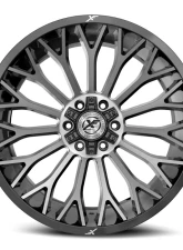 XF Off-Road XF-237 Wheel 26x12 Blank -44mm Gloss Black Brushed                                     - XF-23726125/6XBLANK-44GBBRDDT - Image 2