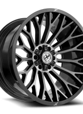 XF Off-Road XF-237 Wheel 26x12 Blank -44mm Gloss Black Brushed                                     - XF-23726125/6XBLANK-44GBBRDDT - Image 2