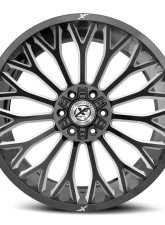 XF Off-Road XF-237 Wheel 26x12 5x127|5x139.7 -44mm Gloss Black Milled                                     - XF-237261251271397-44GBM - Image 2