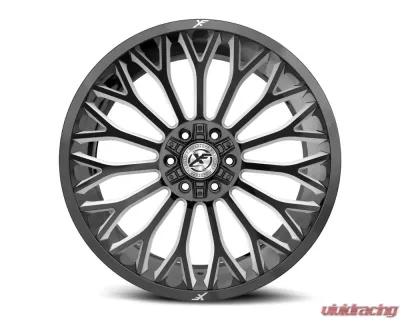 XF Off-Road XF-237 Wheel 26x12 5x127|5x139.7 -44mm Gloss Black Milled - XF-237261251271397-44GBM