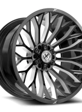 XF Off-Road XF-237 Wheel 26x12 5x127|5x139.7 -44mm Gloss Black Milled                                     - XF-237261251271397-44GBM - Image 2