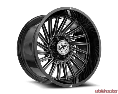 XF Off-Road XF-239 Wheel 26x14 8x165.1|8x170 -76mm Gloss Black Milled - XF-239261481651170-76GBML