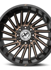 XF Off-Road XF-239 Wheel 24x14 8x165.1|8x180 -76mm Satin Black w/ Bronze                                     - XF-239241481651180-76SBMBRDDT - Image 2