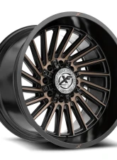 XF Off-Road XF-239 Wheel 24x14 8x165.1|8x180 -76mm Satin Black w/ Bronze                                     - XF-239241481651180-76SBMBRDDT - Image 2