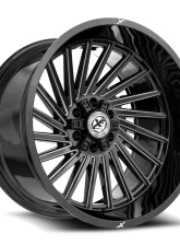 XF Off-Road XF-239 Wheel 26x12 6x135|6x139.7 -44mm Gloss Black Milled                                     - XF-239261261351397-44GBML - Image 2