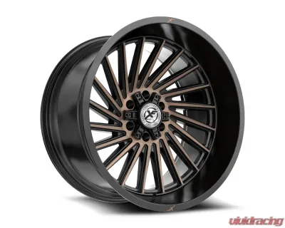 XF Off-Road XF-239 Wheel 26x12 6x135|6x139.7 -44mm Satin Black w/ Bronze - XF-239261261351397-44SBMBRDDT
