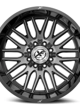 XF Off-Road XF-240 Wheel 24x14 8x165.1|8x170 -76mm Gloss Black Brushed                                     - XF-240241481651170-76GBUDT - Image 2