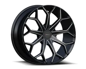 Cavallo CLV-22 Wheel 22x9.5 6x135|6x139.7 25mm Gloss Black & Milled