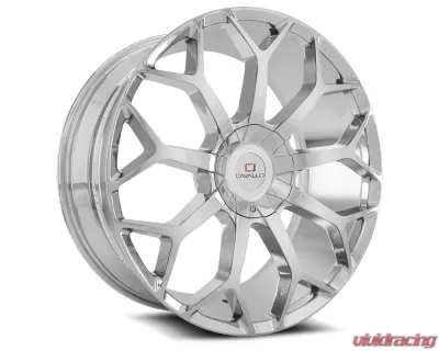 Cavallo CLV-22 Wheel 20x8.5 5x112|5x114.3 35mm Nano Chrome - CLV-22208551121143+35NC