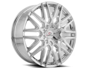 Cavallo CLV-24 Wheel 22x8.5 5x114.3|5x120 38mm Nano Chrome