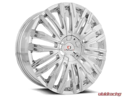 Cavallo CLV-28 Wheel 22x8.5 5x114.3|5x120 38mm Nano Chrome - CLV-28228551143120+38NCR