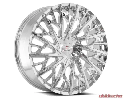 Cavallo CLV-30 Wheel 20x8.5 5x114.3|5x120 35mm Nano Chrome - CLV-30208551143120+35NCR