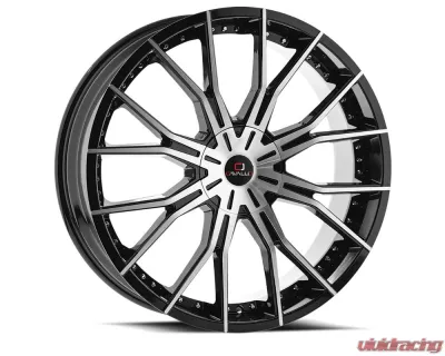 Cavallo CLV-36 Wheel 18x8 5x100|5x114.3 35mm Gloss Black & Machined - CLV-36188051001143+35BM