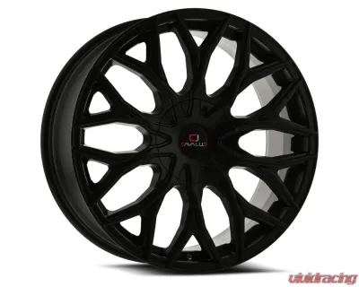 Cavallo CLV-37 Wheel 20x8.5 6x135|6x139.7 15mm Satin Black - CLV-37208561351397+15SB