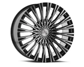 Cavallo CLV-40 Wheel 22x9.5 6x135|6x139.7 25mm Gloss Black & Machined