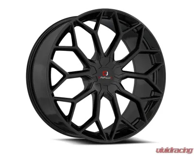 Cavallo CLV-44 Wheel 24x9 BLANK 18mm Gloss Black - CLV-442490BLANK+18GB