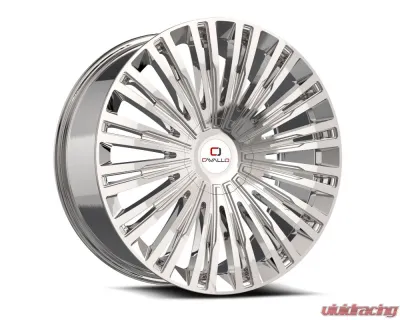 Cavallo CLV-48 Wheel 24x9 5x115|5x120 34mm Nano Chrome - CLV-4824905115120+34NC