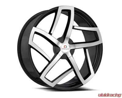Cavallo CLV-50 Wheel 20x8.5 5x114.3|5x120 35mm Gloss Black & Machined - CLV-50208551143120+35BM