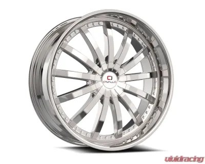 Cavallo CLV-53 Wheel 20x8.5 5x108|5x114.3 35mm Nano Chrome - CLV-53208551081143+35NC