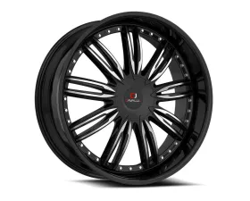 Cavallo CLV-54 Wheel 22x9.5 6x135|6x139.7 25mm Gloss Black & Machined