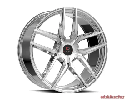 Cavallo CLV-55 Wheel 22x8.5 5x114.3|5x120 38mm Nano Chrome - CLV-55228551143120+38NC