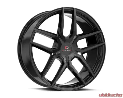 Cavallo CLV-55 Wheel 22x8.5 5x108|5x114.3 38mm Gloss Black - CLV-55228551081143+38GB