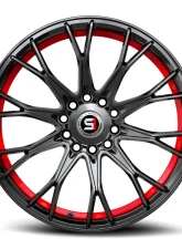 Spec-1 SP-59 Wheel 18x8 5x112 | 5x114.3 38mm Gloss Black & Red Undercut                                     - SP-591883638GBRU - Image 4