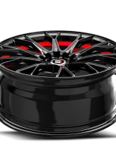 Spec-1 SP-59 Wheel 18x8 5x112 | 5x114.3 38mm Gloss Black & Red Undercut                                     - SP-591883638GBRU - Image 4