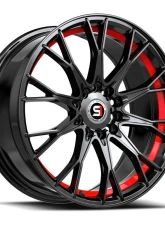 Spec-1 SP-59 Wheel 18x8 5x112 | 5x114.3 38mm Gloss Black & Red Undercut                                     - SP-591883638GBRU - Image 2