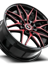 Spec-1 SP-60 Wheel 18x8 4x100 | 4x114.3 38mm Gloss Black & Red Machined                                     - SP-60188938BMR - Image 3