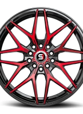 Spec-1 SP-60 Wheel 18x8 4x100 | 4x114.3 38mm Gloss Black & Red Machined                                     - SP-60188938BMR - Image 4