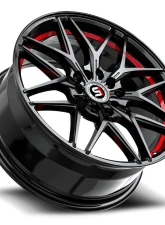 Spec-1 SP-60 Wheel 18x8 4x100 | 4x114.3 38mm Gloss Black & Red Undercut                                     - SP-60188938GBRU - Image 3