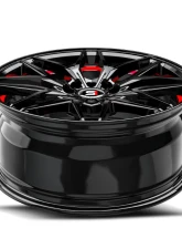 Spec-1 SP-60 Wheel 18x8 4x100 | 4x114.3 38mm Gloss Black & Red Undercut                                     - SP-60188938GBRU - Image 4