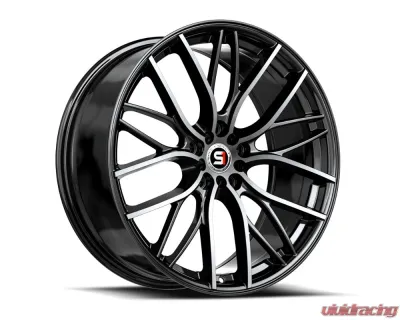 Spec-1 SP-61 Wheel 18x8 4x100 | 4x114.3 38mm Gloss Black & Machined - SP-61188938BM