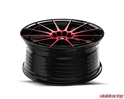 Spec-1 SP-64 Wheel 18x8 4x100 | 4x114.3 34mm Gloss Black & Red Machined - SP-64188934BMR